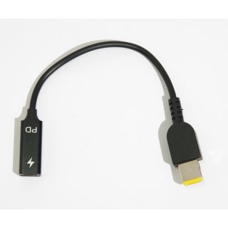 Adapter von slim tip zu USB-C bis 65W