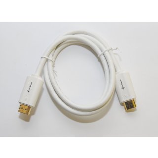 HDMI-Kabel 1m 4k Wei&szlig;