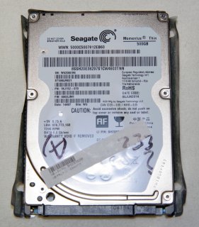 Notebook 2,5" SATA Festplatte 500GB ST500LM021