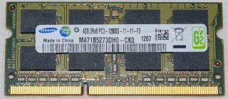 4GB DDR3 SO-DIMM 1600MHz