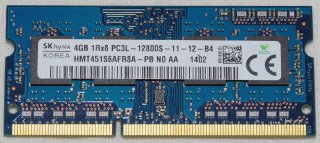 4GB DDR3L SO-DIMM 1600MHz