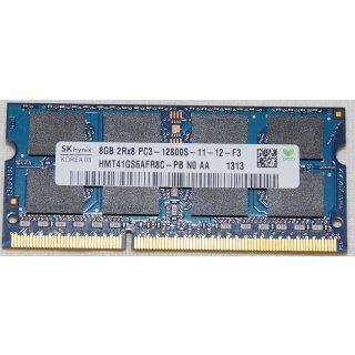 8GB DDR3 SO-DIMM 1600MHz